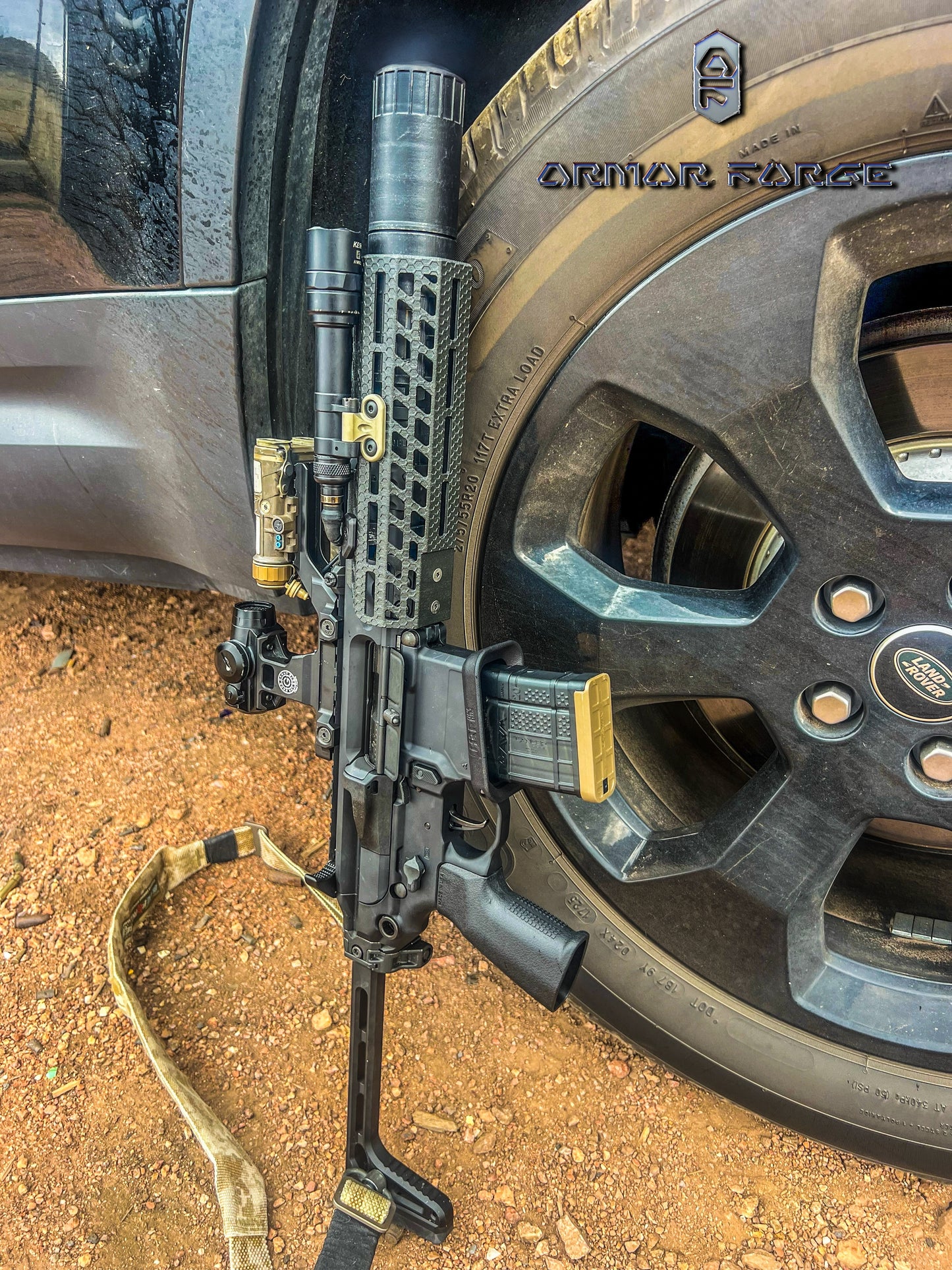 Spectre ISR Rail 8 inch for  Rattler 5.5 inch Barrel